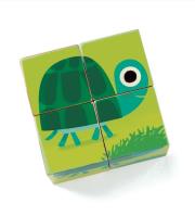 Klocki - Zwierzątka. Wydawca: Djeco. Dadada.pl Opakowanie Klocki - Zwierzątka