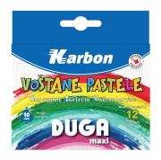 Opakowanie Kredki świecowe trójkątne 12 kolorów KARBON