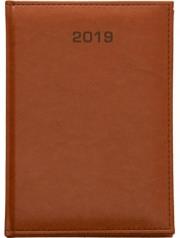 Opakowanie Książkowy A5 dzienny 2018 - Nebraska jasny brąz