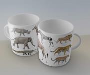 Opakowanie Kubek - Zwierzęta świata SOLITON