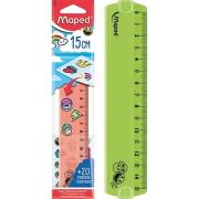 Opakowanie Linijka Stick'art 15cm + naklejki MAPED