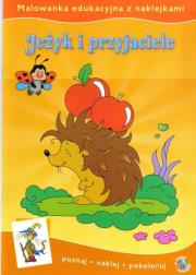 Malowanki edukacyjne - Jeżyk i przyjaciele. Autor: Klich Małgorzata. Dadada.pl Okładka książki Malowanki edukacyjne - Jeżyk i przyjaciele
