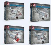 Opakowanie Metalowe konstrukcje - Samoloty mix TOY KRAFT