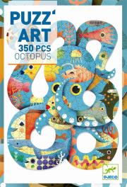 Puzzle Art - Octopus. Wydawca: Djeco. Dadada.pl Opakowanie Puzzle Art - Octopus