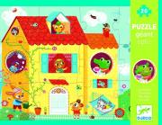Puzzle gigant optyczne - Dom. Wydawca: Djeco. Dadada.pl Opakowanie Puzzle gigant optyczne - Dom