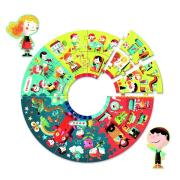 Okładka książki Puzzle gigant - Pory dnia