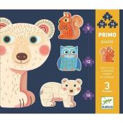 Puzzle - 3 plansze Las. Wydawca: Djeco. Dadada.pl Opakowanie Puzzle - 3 plansze Las