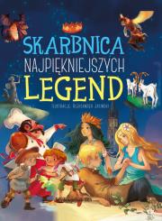 Skarbnica najpiękniejszych legend. Autor: A. Jasiński. Dadada.pl Okładka książki Skarbnica najpiękniejszych legend