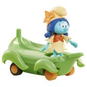 Smerfy Figurka + pojazd - Lolijka na liściu. Wydawca: Jakks Pacific. Dadada.pl Opakowanie Smerfy Figurka + pojazd - Lolijka na liściu