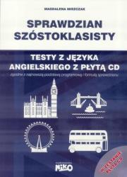 Okładka książki Sprawdzian szóstoklasisty . Testy z j. angielskieg