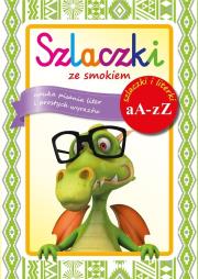 Szlaczki ze smokiem. Autor: Opracowanie zbiorowe. Dadada.pl Okładka książki Szlaczki ze smokiem