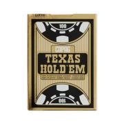 Opakowanie Texas Hold'em 100% plastic jumbo - czarny