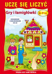 Uczę się liczyć. Gry i łamigłówki. 6-7 lat. Autor: Guzowska Beata. Dadada.pl Okładka książki Uczę się liczyć. Gry i łamigłówki. 6-7 lat