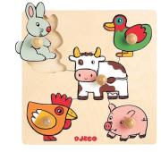 Opakowanie Układanka drewniana z uchwytami - Na wsi