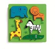 Opakowanie Układanka drewniana - ZOO
