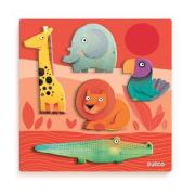 Opakowanie Układanka drewniana - Zwierzęta w dżungli