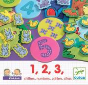 Układanka eduludo - Cyfry. Wydawca: Djeco. Dadada.pl Opakowanie Układanka eduludo - Cyfry