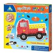Opakowanie Wyklejanki dla najmłodszych - Wozy Ratunkowe