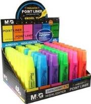 Opakowanie Zakreślacz Point Liner mix kolorów (48szt) M&G