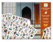 Zestaw kalkomanii - Średniowiecze. Wydawca: Djeco. Dadada.pl Opakowanie Zestaw kalkomanii - Średniowiecze