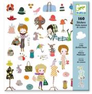 Okładka książki Zestaw naklejek 160 cz. - Mały dom mody