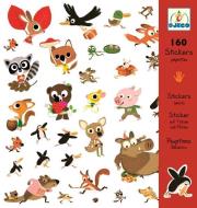 Opakowanie Zestaw naklejek 160 cz. - Zwierzątka