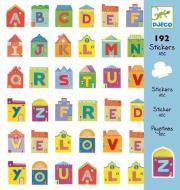 Okładka książki Zestaw naklejek 192 cz. - Literki