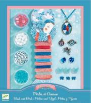 Zestaw z koralikami - Perły i ptaki. Wydawca: Djeco. Dadada.pl Opakowanie Zestaw z koralikami - Perły i ptaki