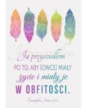 Opakowanie A Kartka składana - Ja przyszedłem po to...