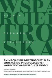 Animacja synergiczności działań.... Autor: Duraj-Nowakowa Krystyna, Jarosław Charchuła, Sowa-Behtane Ewa. Dadada.pl Okładka książki Animacja synergiczności działań...