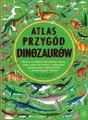 Okładka książki Atlas przygód dinozaurów