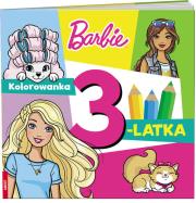 Okładka książki Barbie Kolorowanka 3-latka