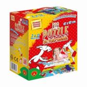 Opakowanie Big puzzle - do kolorowania Przygody Koziołka...