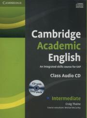 Okładka książki Cambridge Academic English B1+ Intermediate Class Audio CD and DVD Pack