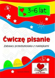 Ćwiczę pisanie 3-6 lat. Autor: Wileńska Agnieszka. Dadada.pl Okładka książki Ćwiczę pisanie 3-6 lat