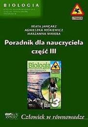 Okładka książki Człowiek w równowadze. Poradnik dla nauczyciela. Część III