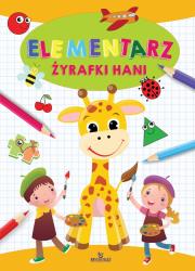 Elementarz żyrafki Hani. Autor: Grzankowska Ewelina. Dadada.pl Okładka książki Elementarz żyrafki Hani
