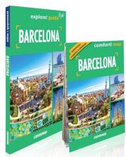 Explore! guide light Barcelona w.2019. Autor: Rogala Larysa. Dadada.pl Okładka książki Explore! guide light Barcelona w.2019