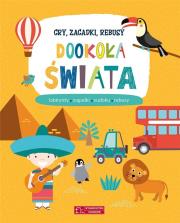 Okładka książki Gry, zagadki, rebusy. Dookoła świata