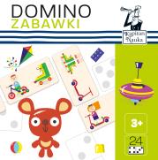 Kapitan Nauka Domino obrazkowe Zabawki. Autor: Opracowanie zbiorowe. Dadada.pl Okładka książki Kapitan Nauka Domino obrazkowe Zabawki