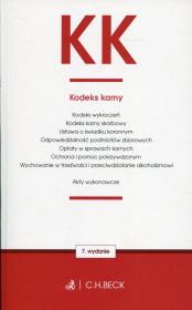 KODEKS KARNY ORAZ USTAWY TOWARZYSZĄCE WYD. 7. Autor: Opracowanie zbiorowe. Dadada.pl Okładka książki KODEKS KARNY ORAZ USTAWY TOWARZYSZĄCE WYD. 7