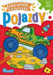 Kolorowanki przedszkolaka. Pojazdy. Autor: Opracowanie zbiorowe. Dadada.pl Okładka książki Kolorowanki przedszkolaka. Pojazdy