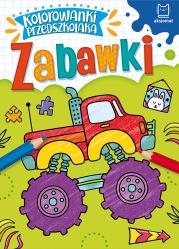 Okładka książki Kolorowanki przedszkolaka. Zabawki