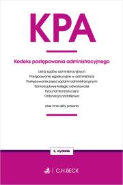 KPA ORAZ USTAWY TOWARZYSZĄCE WYD. 6. Autor: Opracowanie zbiorowe. Dadada.pl Okładka książki KPA ORAZ USTAWY TOWARZYSZĄCE WYD. 6