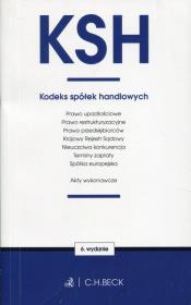 KSH ORAZ USTAWY TOWARZYSZĄCE WYD. 6. Autor: Opracowanie zbiorowe. Dadada.pl Okładka książki KSH ORAZ USTAWY TOWARZYSZĄCE WYD. 6