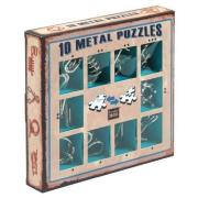 Łamigłówki metalowe 10 sztuk zestaw niebieski. Wydawca: G3. Dadada.pl Opakowanie Łamigłówki metalowe 10 sztuk zestaw niebieski