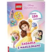 Okładka książki LEGO Disney Księżniczka Zadania z naklejkami