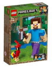 Opakowanie Lego MINECRAFT 21148 Steve z papugą