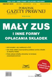Opakowanie Mały ZUS i inne formy opłacania składek
