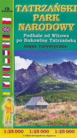 Okładka książki Mapa turystyczna - Tatrzański PN 1:25 000